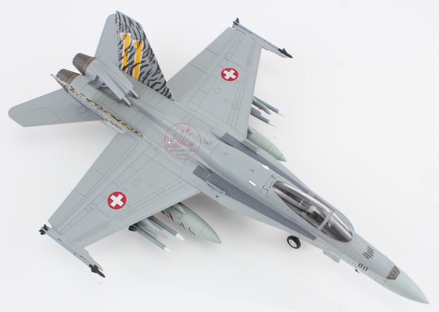 F/A-18 Hornet Tiger Meet Design Squadron 11 Swiss Air Force. Hobby